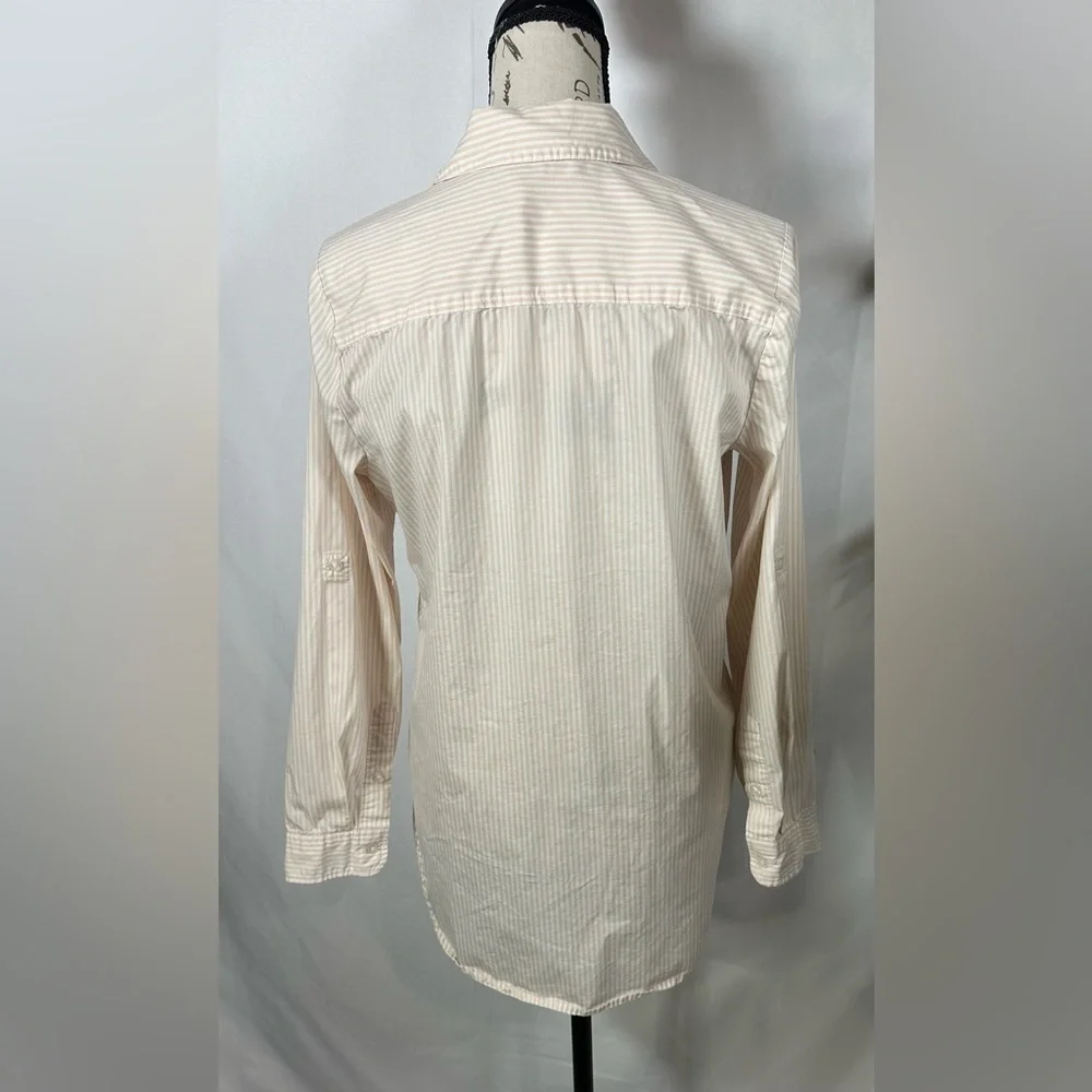 Calvin Klein Women's Button Down Shirt - Cream